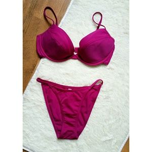Victoria Secret Fuschia Bikini / Bathing Suit Top